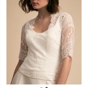 Anthropologie BHLDN Catherine Deane Kelis Topper